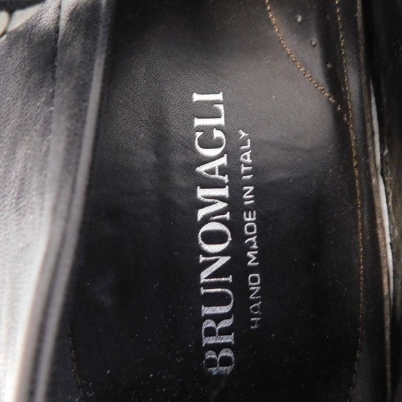 Bruno Magli Pagello Black Leather Slip On Loafers Sz 10 main image 10